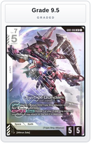 Graded - Justice Gundam — Grade 9.5 graded overlay