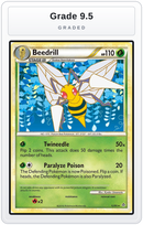 Graded - Beedrill — Grade 9.5 graded overlay