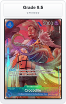 Graded - Crocodile (Seven Warlords of the Sea Binder Set) — Grade 9.5 graded overlay