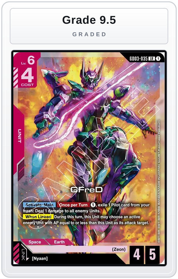 Graded - GFreD — Grade 9.5 graded overlay