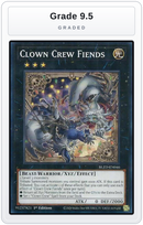 Graded - Clown Crew Fiends — Grade 9.5 graded overlay