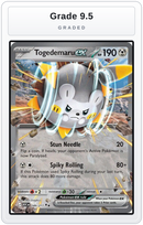 Graded - Togedemaru ex — Grade 9.5 graded overlay
