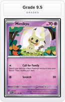 Graded - Mimikyu — Grade 9.5 graded overlay