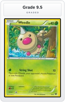 Graded - Weedle - 1/12 — Grade 9.5 graded overlay