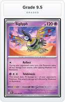 Graded - Sigilyph — Grade 9.5 graded overlay