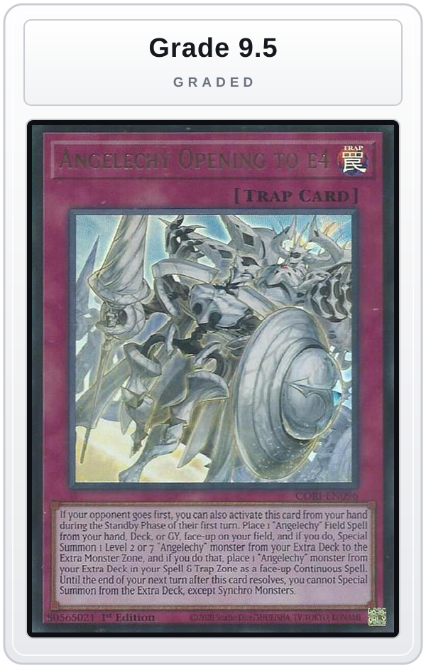Graded - Angelechy Opening to e4 — Grade 9.5 graded overlay