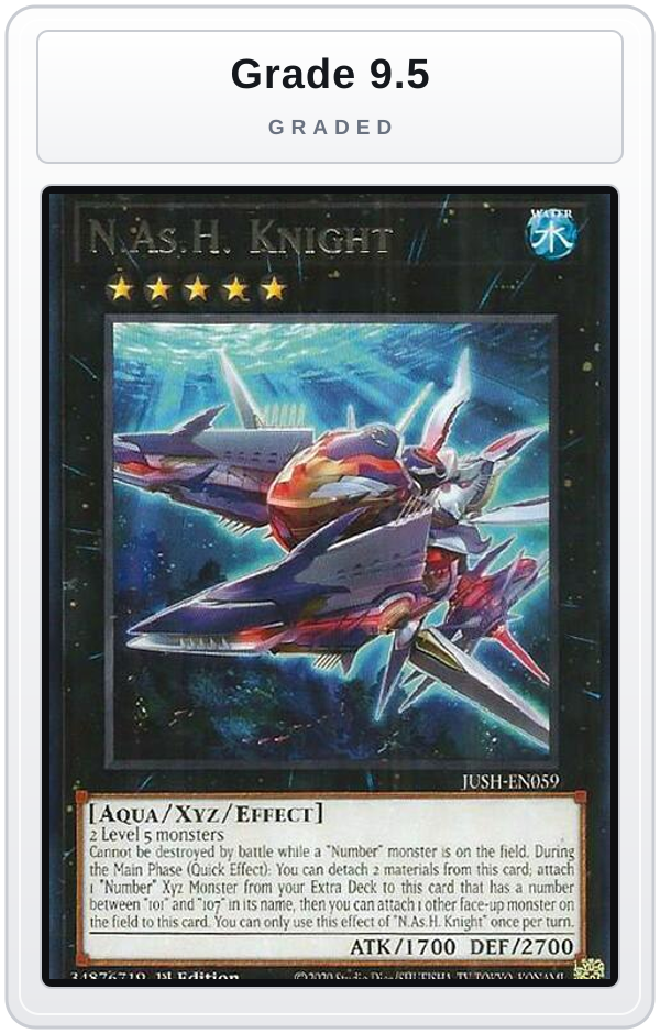 Graded - N.As.H. Knight — Grade 9.5 graded overlay