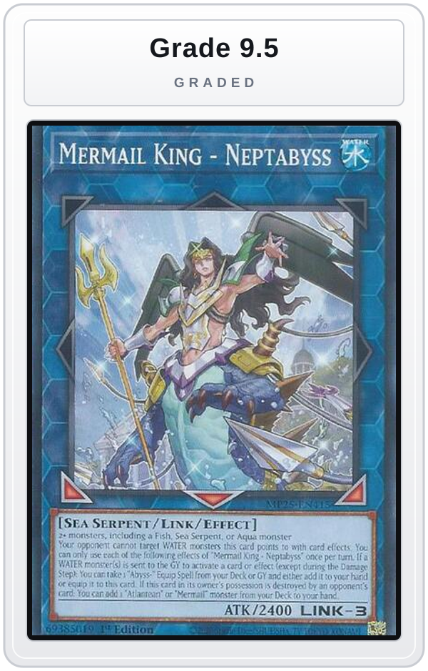 Graded - Mermail King - Neptabyss — Grade 9.5 graded overlay