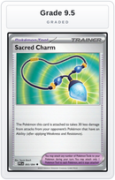 Graded - Sacred Charm - 093/094 — Grade 9.5 graded overlay