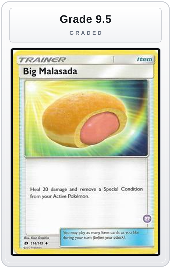 Graded - Big Malasada (27) — Grade 9.5 graded overlay