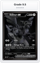 Graded - Zekrom ex - 172/086 — Grade 9.5 graded overlay