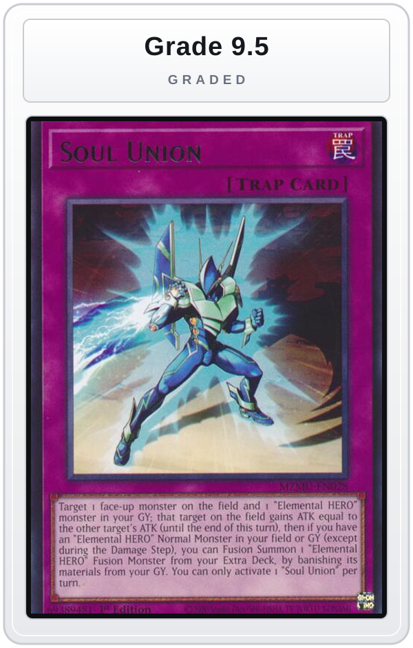 Graded - Soul Union — Grade 9.5 graded overlay