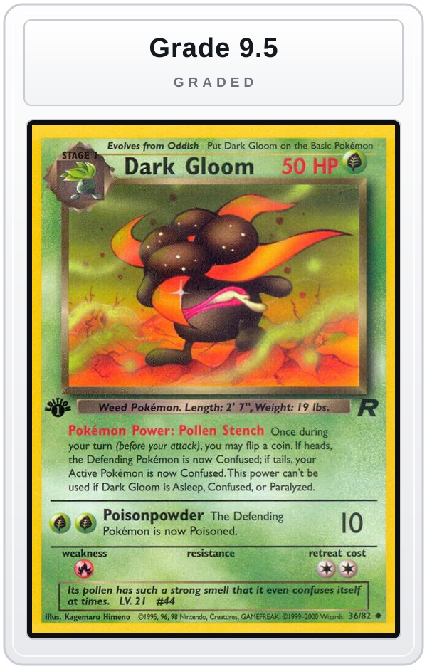 Graded - Dark Gloom — Grade 9.5 graded overlay