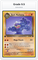 Graded - Dark Machamp (27) — Grade 9.5 graded overlay