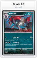 Graded - Zoroark — Grade 9.5 graded overlay