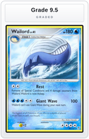 Graded - Wailord — Grade 9.5 graded overlay