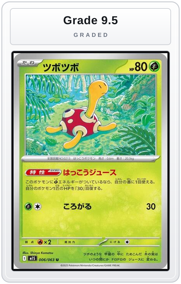 Graded - Shuckle - 006/063 — Grade 9.5 graded overlay
