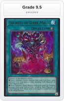 Graded - Secrets of Dark Magic — Grade 9.5 graded overlay