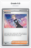 Graded - Waitress — Grade 9.5 graded overlay