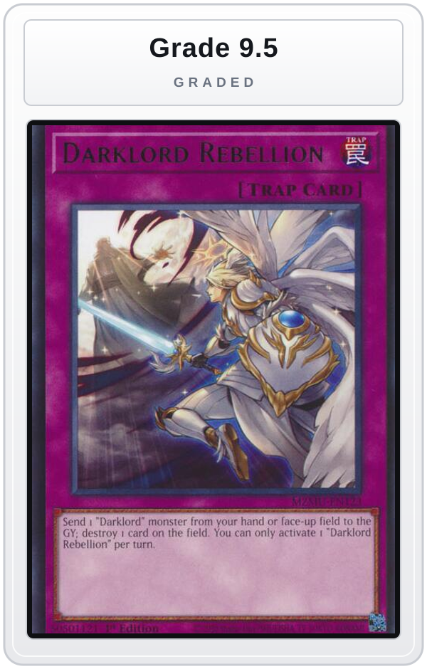 Graded - Darklord Rebellion — Grade 9.5 graded overlay