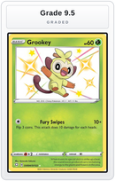 Graded - Grookey — Grade 9.5 graded overlay