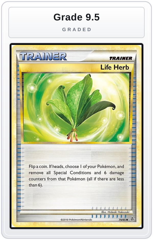 Graded - Life Herb — Grade 9.5 graded overlay
