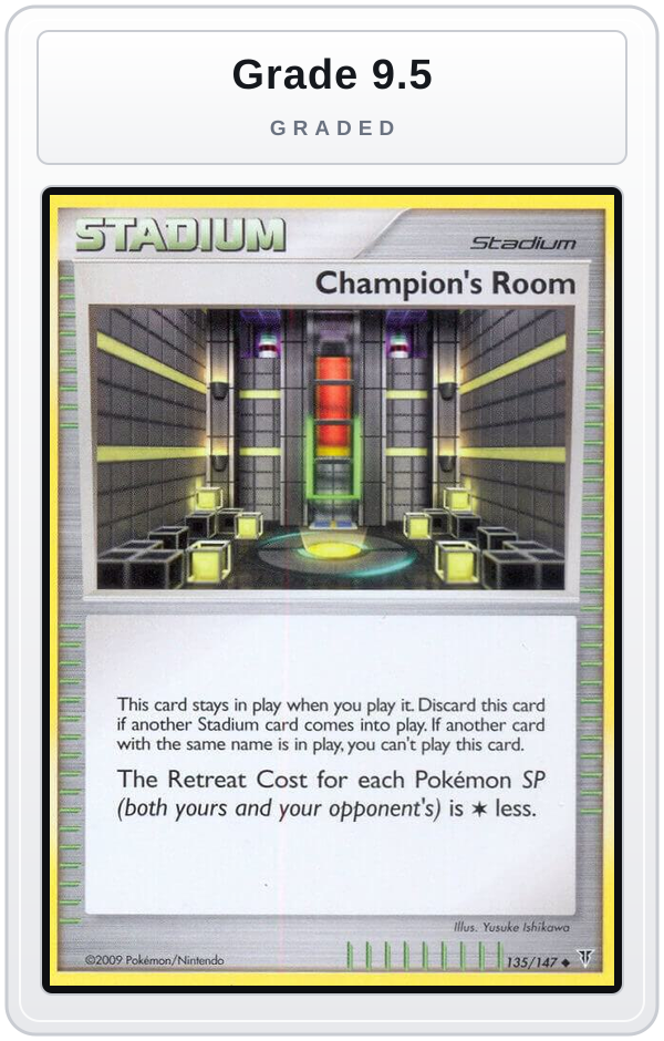 Graded - Champion's Room — Grade 9.5 graded overlay