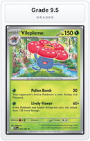 Graded - Vileplume — Grade 9.5 graded overlay