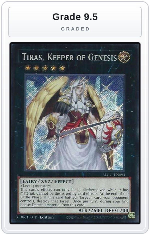 Graded - Tiras, Keeper of Genesis — Grade 9.5 graded overlay