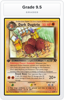 Graded - Dark Dugtrio (23) — Grade 9.5 graded overlay