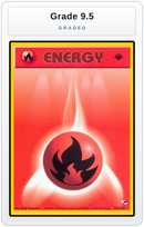Graded - Fire Energy — Grade 9.5 graded overlay