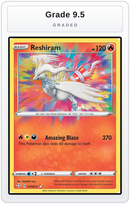 Graded - Reshiram — Grade 9.5 graded overlay