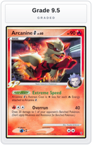 Graded - Arcanine G — Grade 9.5 graded overlay
