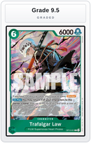 Graded - Trafalgar Law — Grade 9.5 graded overlay