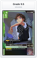 Graded - Duo Maxwell — Grade 9.5 graded overlay