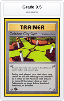 Graded - Celadon City Gym — Grade 9.5 graded overlay