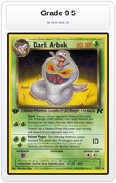Graded - Dark Arbok (19) — Grade 9.5 graded overlay
