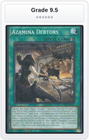 Graded - Azamina Debtors — Grade 9.5 graded overlay