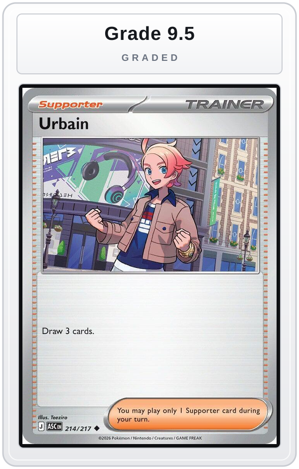 Graded - Urbain — Grade 9.5 graded overlay