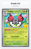 Graded - Vivillon — Grade 9.5 graded overlay