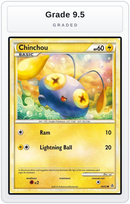 Graded - Chinchou — Grade 9.5 graded overlay