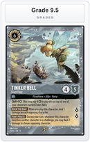 Graded - Tinker Bell - Giant Fairy — Grade 9.5 graded overlay