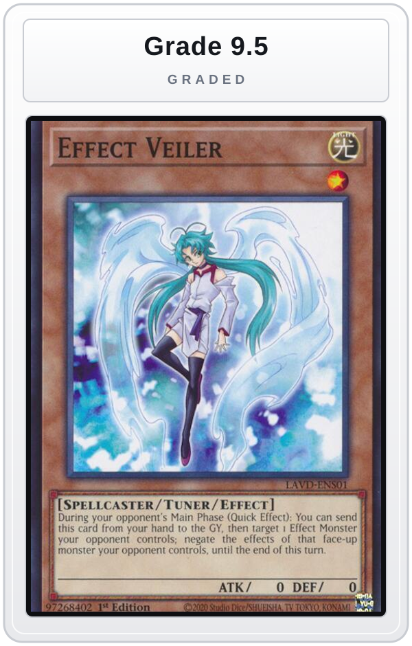 Graded - Effect Veiler (LAVD-ENS01) — Grade 9.5 graded overlay