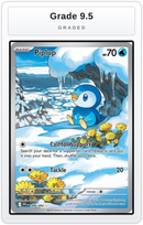 Graded - Piplup - 098/094 — Grade 9.5 graded overlay