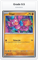 Graded - Gligar — Grade 9.5 graded overlay