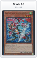 Graded - Knight Armed Dragon, the Armored Knight Dragon — Grade 9.5 graded overlay