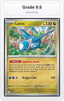 Graded - Latios — Grade 9.5 graded overlay
