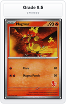 Graded - Magmar — Grade 9.5 graded overlay