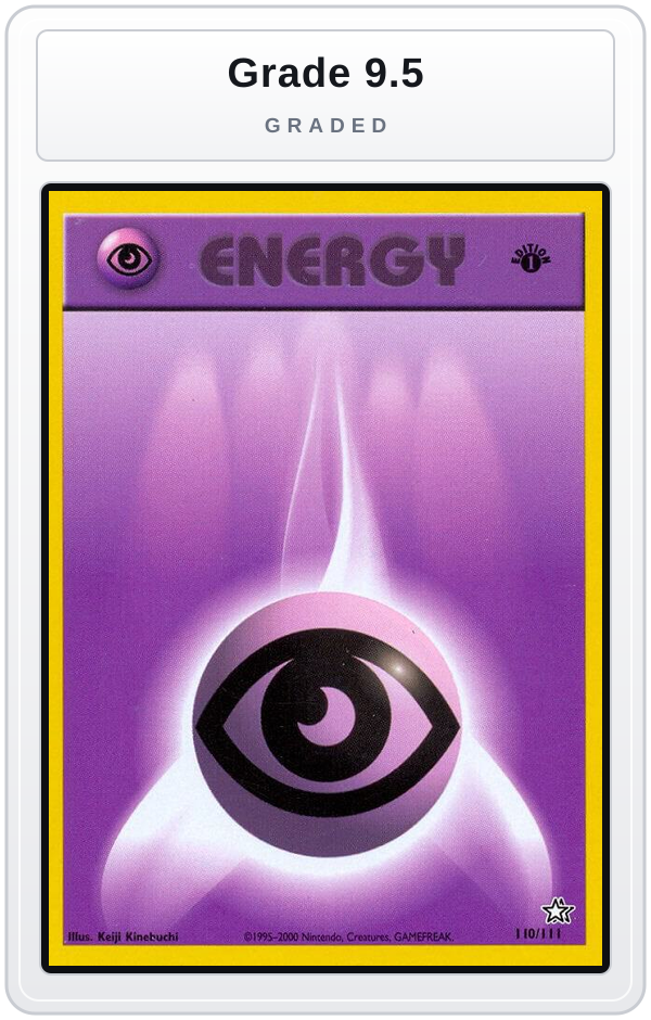 Graded - Psychic Energy — Grade 9.5 graded overlay