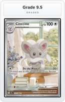Graded - Cinccino - 153/086 — Grade 9.5 graded overlay